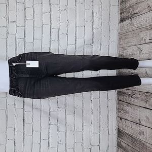 Good American Good Mom High Rise Tapered Leg Jeans in Black  - NWT